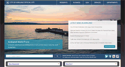 Desktop Screenshot of kirklandwa.gov